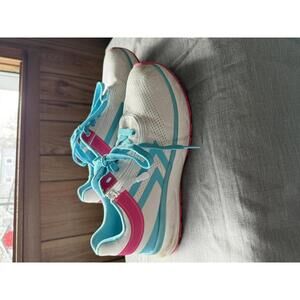 BILLY Footwear Sport Inclusion Too Sneakers Shoes White Blue Pink Zippered Sz 10